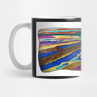 Sunset Over Melting Water Mug